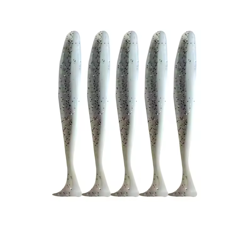 Fishing Lure 55mm 70mm 90mm T Tail Worm Soft Bait Jigging Wobblers Tackle Bass Pike Artificial Silicone Swimbait - Image 18