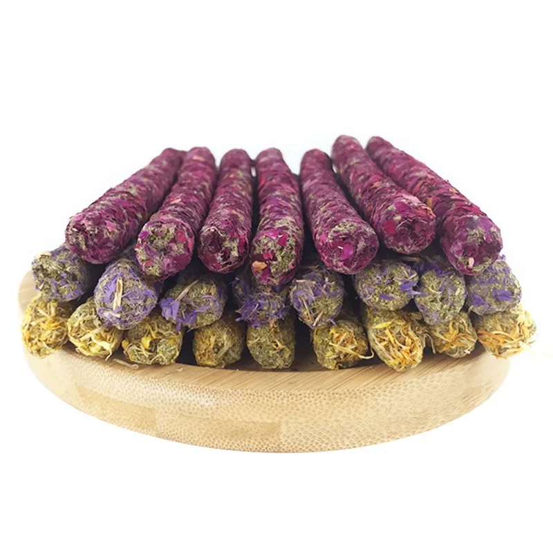 6PCS Natural Flower Chew Stick Set 5
