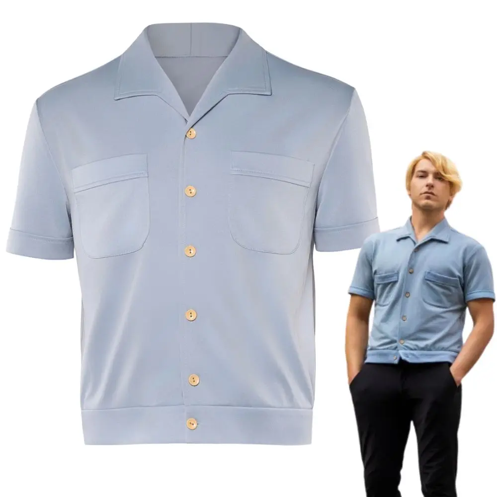 

Костюм для косплея Санжи из аниме, фантастический наряд для взрослых мужчин, повседневная рубашка, футболка, одежда для ролевых игр, костюм для Хэллоуина, карнавала, вечеринки