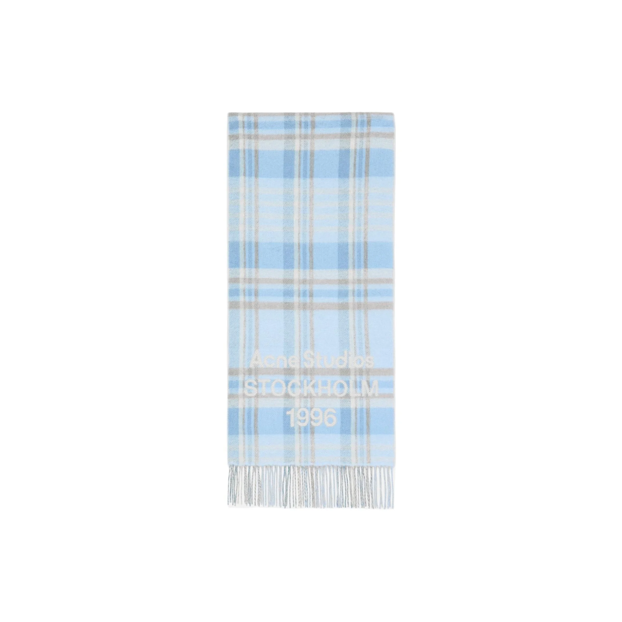 

Acne Studios plaid fringed scarf CA0385-DIM
