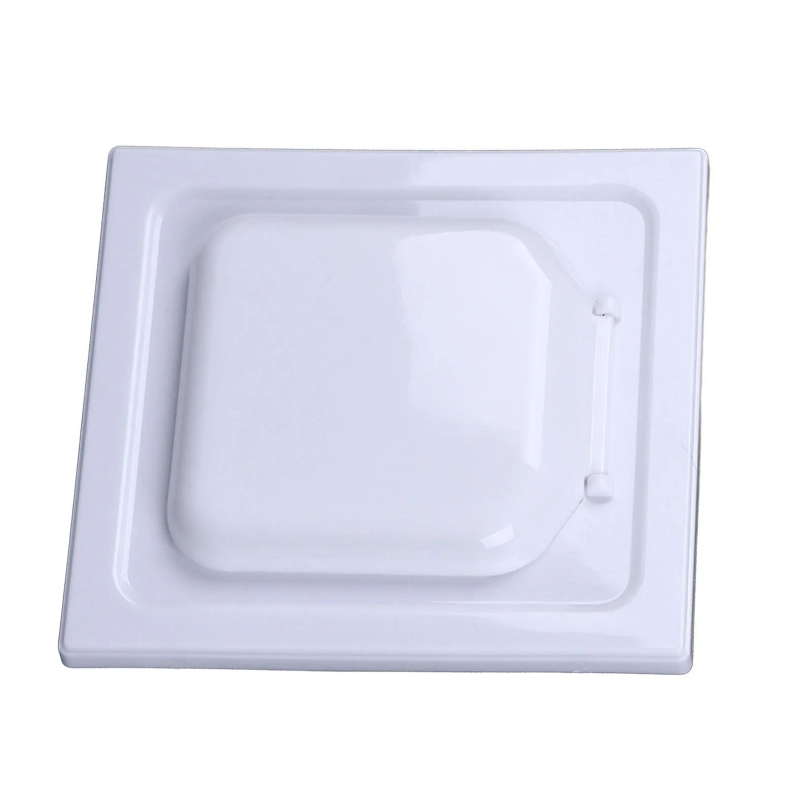 غطاء تنفيس عادم ببابين ، مجفف خارجي محكم الغلق من البلاستيك ، 4 مسامير ، أنابيب بوصة ، المنزل