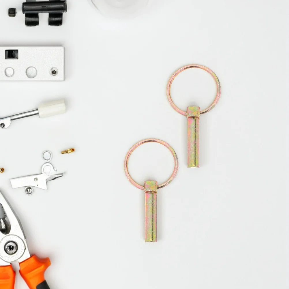 Lynch Pin Set with 8pcs Durable Locking Hitch Pins for Vehicle Trailer Gate Mower Tractor Wheel Coupler Safety Tandem Use