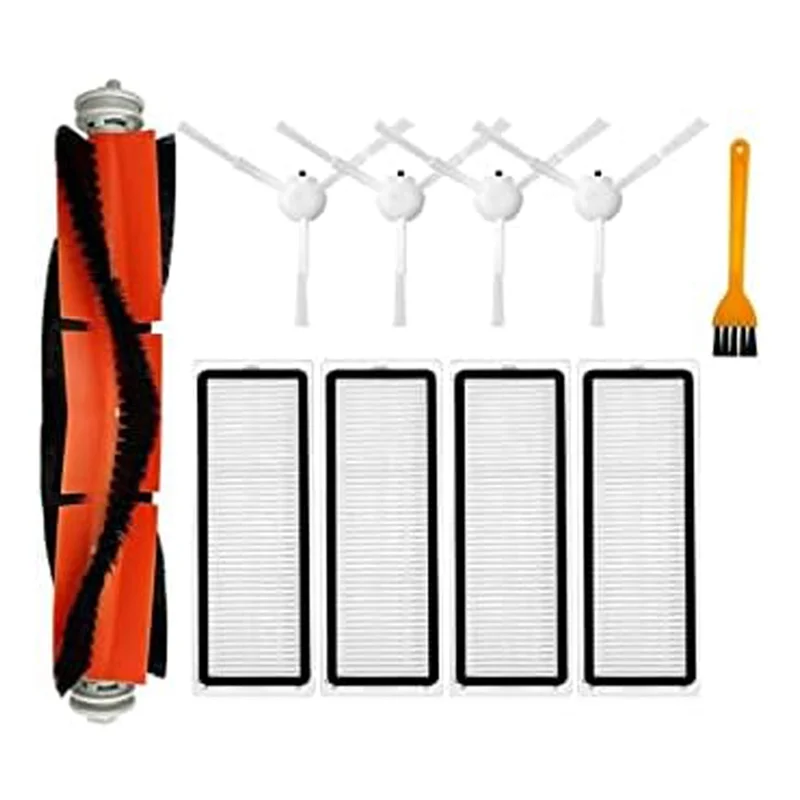 BAAN-10 шт. основные боковые щетки с фильтром Hepa для Xiaomi Dreame Bot D10 Plus RLS3D робот-пылесос с запасными аксессуарами для щеток