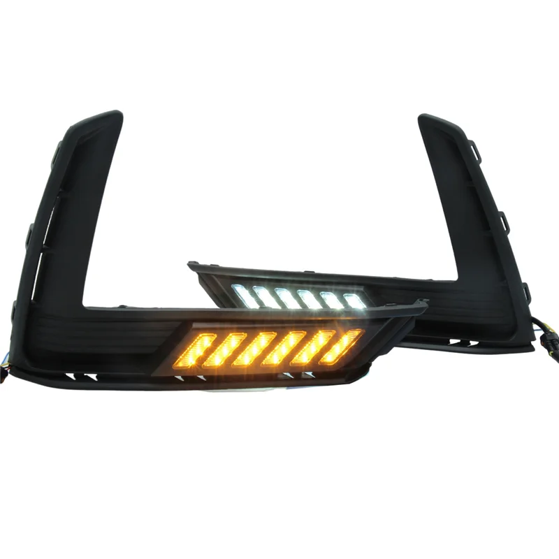 Three Color LED Daytime Running Lights Fog Lights Turn Signals for Honda CRV CR-V