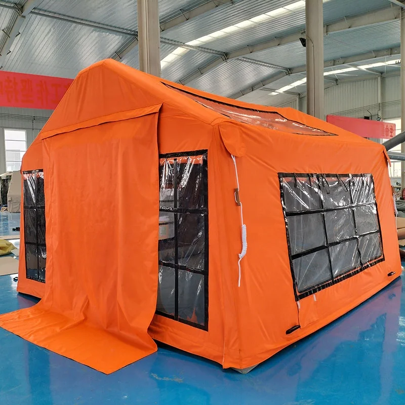 Large Luxury 5 6 7 Person Waterproof Durable Inflatable Airtight Camping Tent for Outdoor Camping