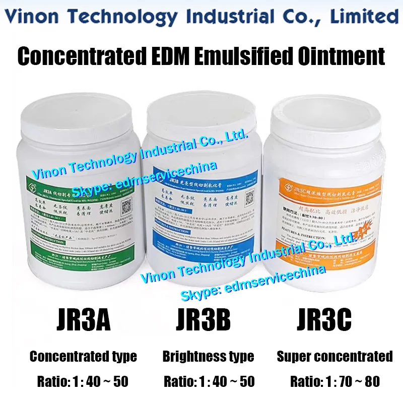Jiarun-pomada Emulsionada Concentrada Alta Velocidade Refrigerante de Corte de Fio Jr3a Jr3b Jr3c Edm Usado em Wedm-hs Original