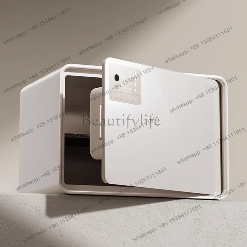 Luxury All Steel Safe Box Security Protection Safe Security Box Money Boxes Digital Key Fingerprint Key Lock Bedroom Furniture