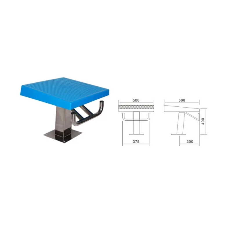 High Quality  Swimming Pool Equipment and Accessories Public Pool Platform Diving Board One-step Starting