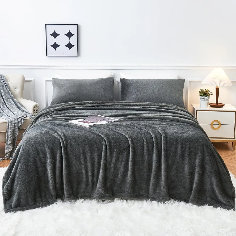 

Простыни YIYEA из искусственного меха, роскошный комплект простыней из ультрамягкого флиса, пушистое плюшевое бархатное постельное белье на осень-зиму, уютное тепло, без она