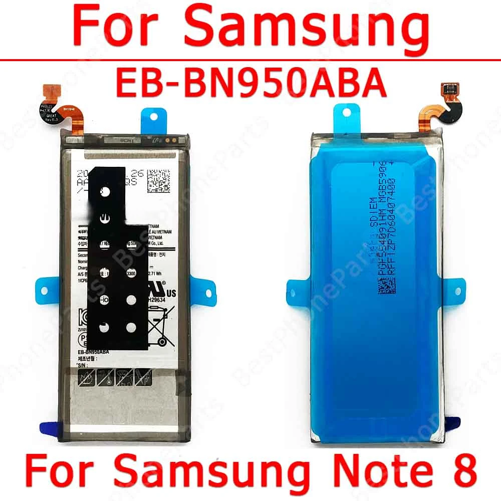 Bateria para Note 8, 9, 10 Plus, 10 +, 20 Ultra, 5G, Substituição Li-ion para Samsung, Peças Sobressalentes para Celular