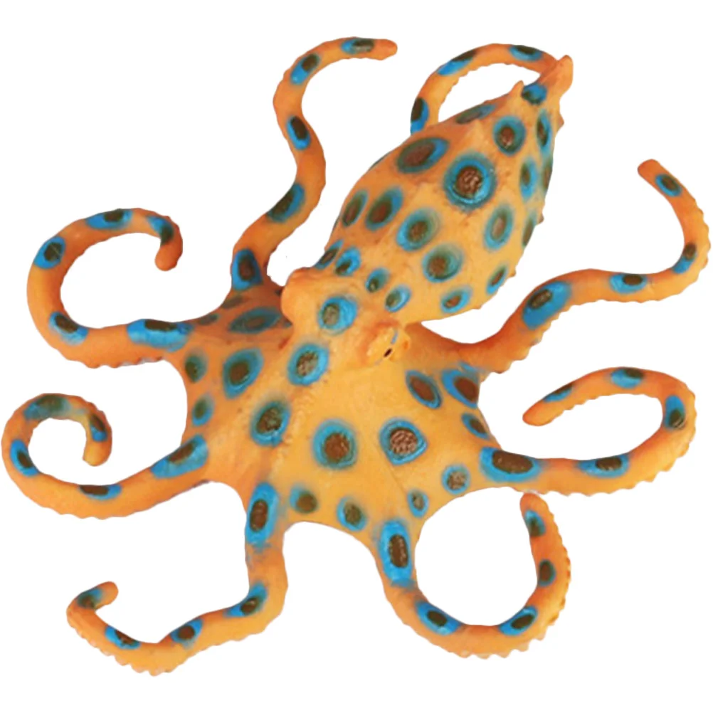 

Marine Animal Model Artificial Octopus Realistic Simulation Ornament Lifelike Desktop Decoration Simulated Small Figurine Toy