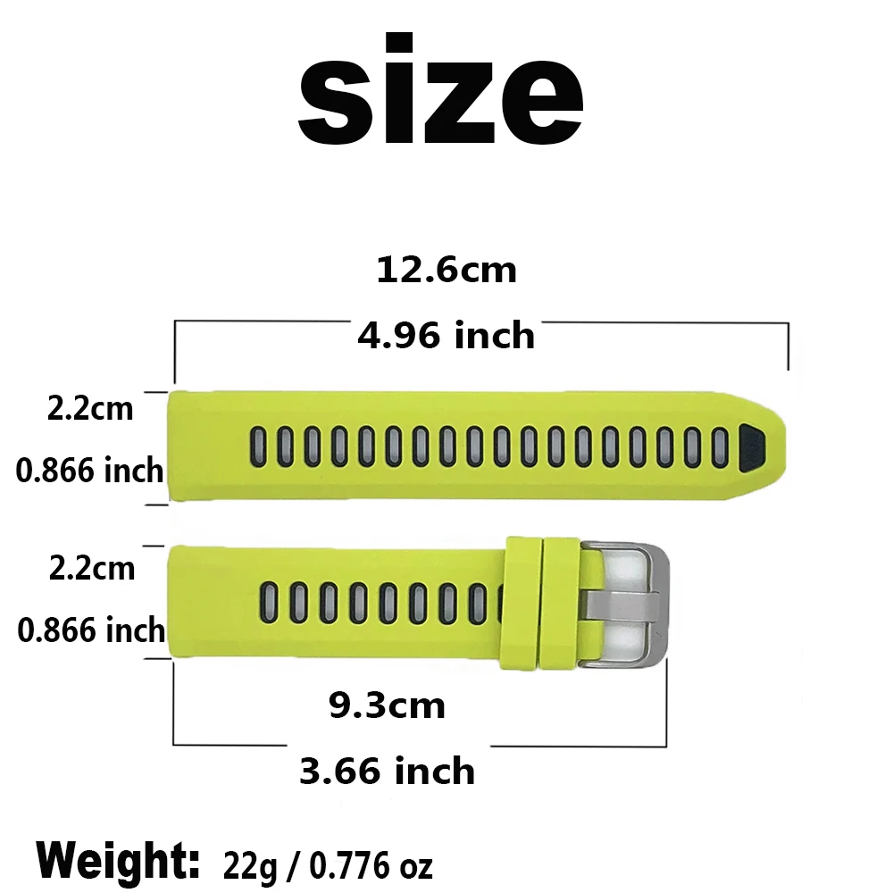 حزام ساعة ذكية لـ Garmin Forerunner 970 لونين سيليكون Forerunner 965 955 945 935 سوار معصم ناعم وقابل للتنفس