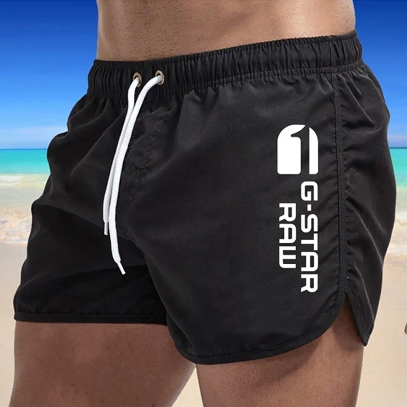 Men\'s Shorts Swimwear Man Swimsuit Swimming Trunks Sexy Beach Shorts Surf Board Male Summer Breathable Clothing Pants (9colors)