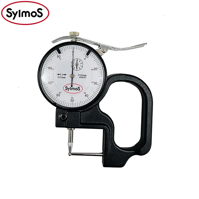 Sylmos tube and pipe thickness measuring dial gages,range 0-10mm graduation 0.01mm