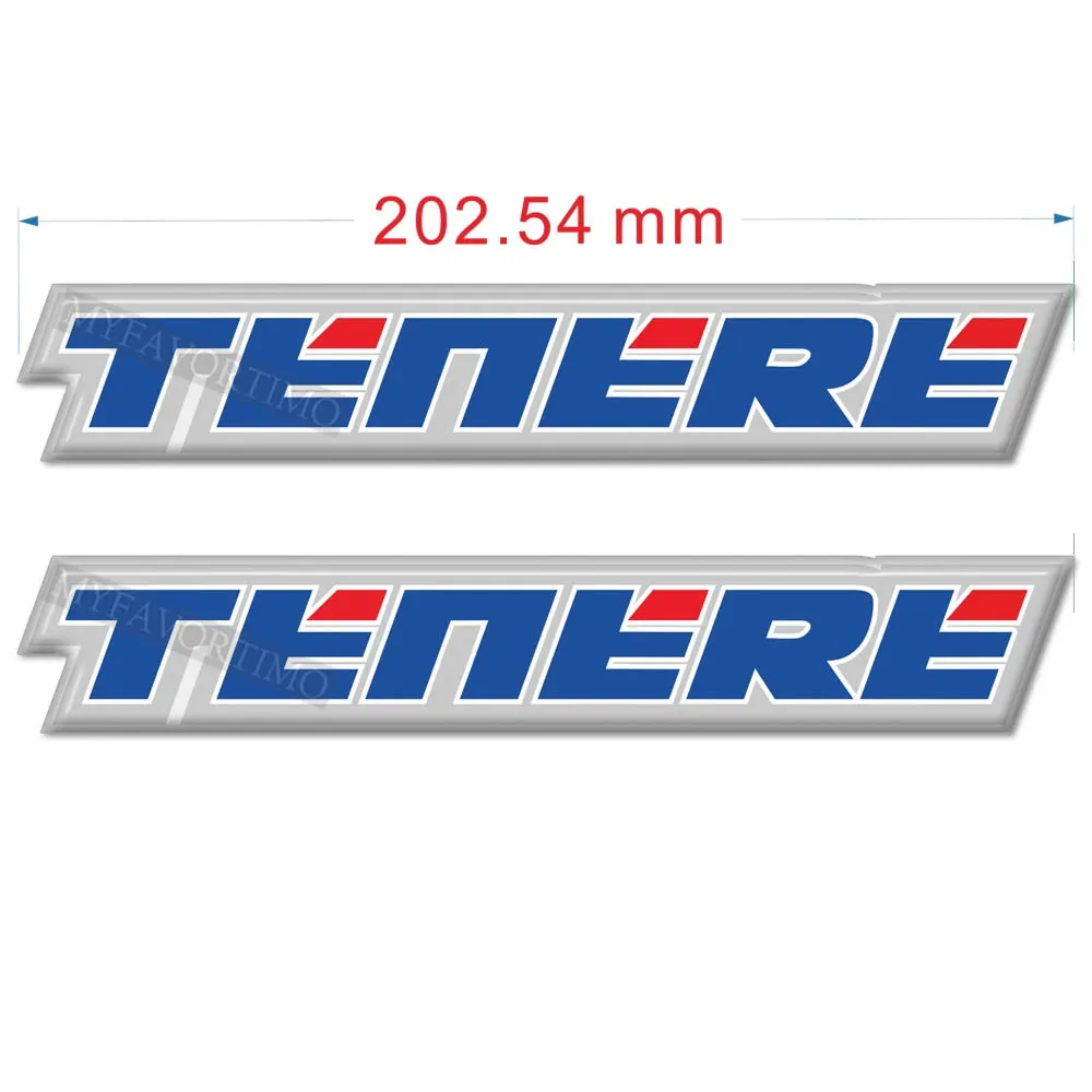 Motorcycle 3D Tank Pad For YAMAHA ADVENTURE TOURING TENERE XT1200Z SUPER 700 Luggage Aluminium Sticker 1200