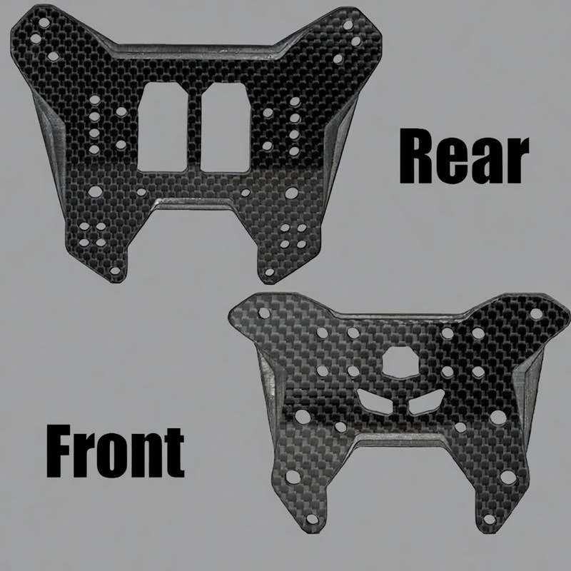 

Carbon Fiber Simulation Front & Rear Shock Tower for 1/7 ARRMA MOJAVE 6S 4X4 EXB RC Short Course Desert Truck Car RC Car