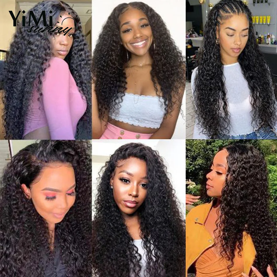 Yimisunny-Bundles de cheveux humains bouclés pour femmes, extension de cheveux bouclés, trame de cheveux humains malaisiens, vente en gros, 255,4A, 3 pièces