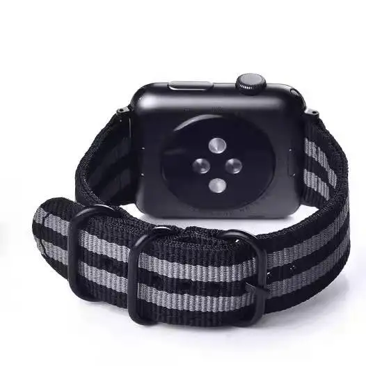ห่วงไนล่อนสำหรับ Apple Watch Band 45มม.41มม.44มม.40มม.42มม.38มม.กีฬาสร้อยข้อมือ Correa สำหรับ IWatch Series 7 6 SE 5 4 3 2