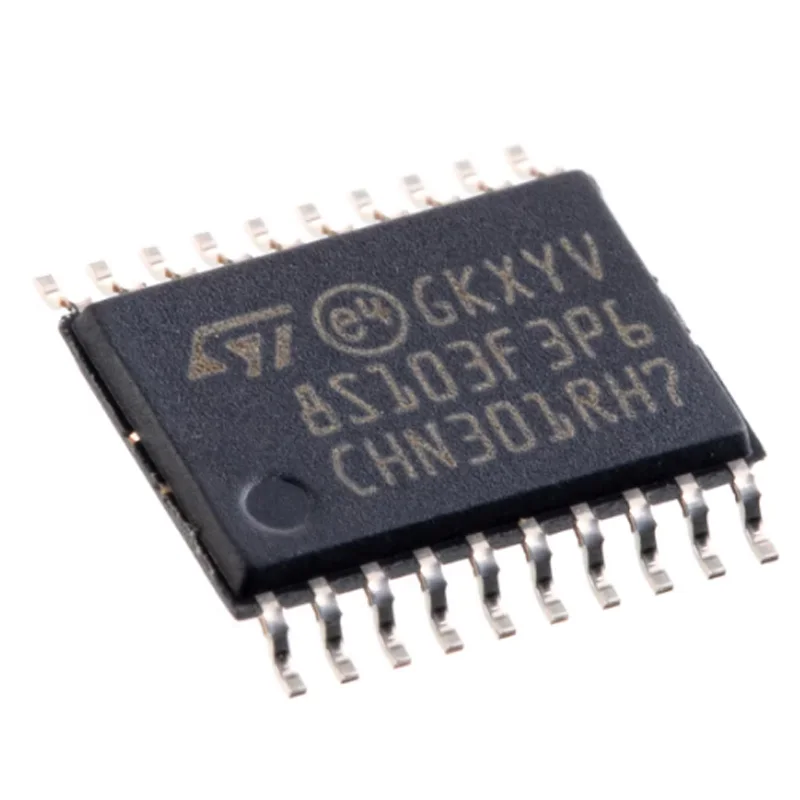 

10Pcs New Original Stm8S103F3P6 8S103F3P6 Tssop-20 16Mhz/8Kb Flash Memory/8-Bit Microcontroller Mcu