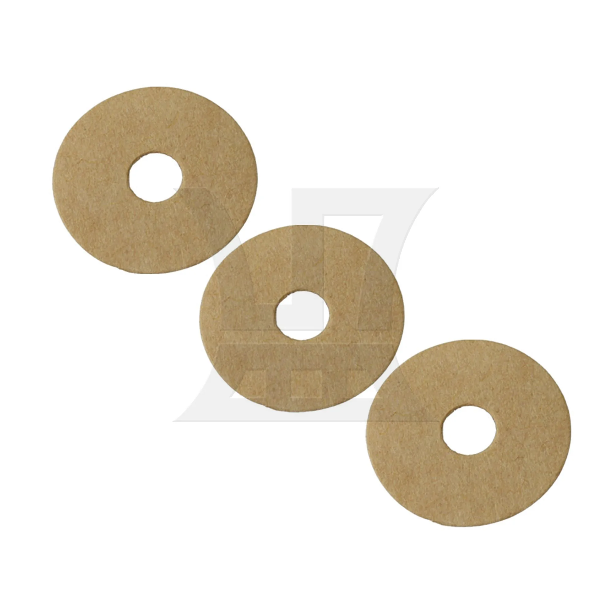 Yibuy 180Pcs 22mm Dia 6mm Hole Dia Brown Piano Front Rail Regulating Punchings Keyboard Parts Balance Washers Repair Accessories