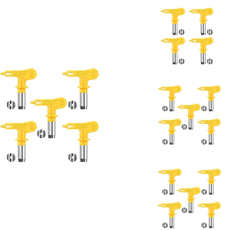 ABUL-puntas de pulverización sin aire reversibles, puntas de pulverización de pintura sin aire, boquilla de pulverizador, piezas de máquina de pulverización