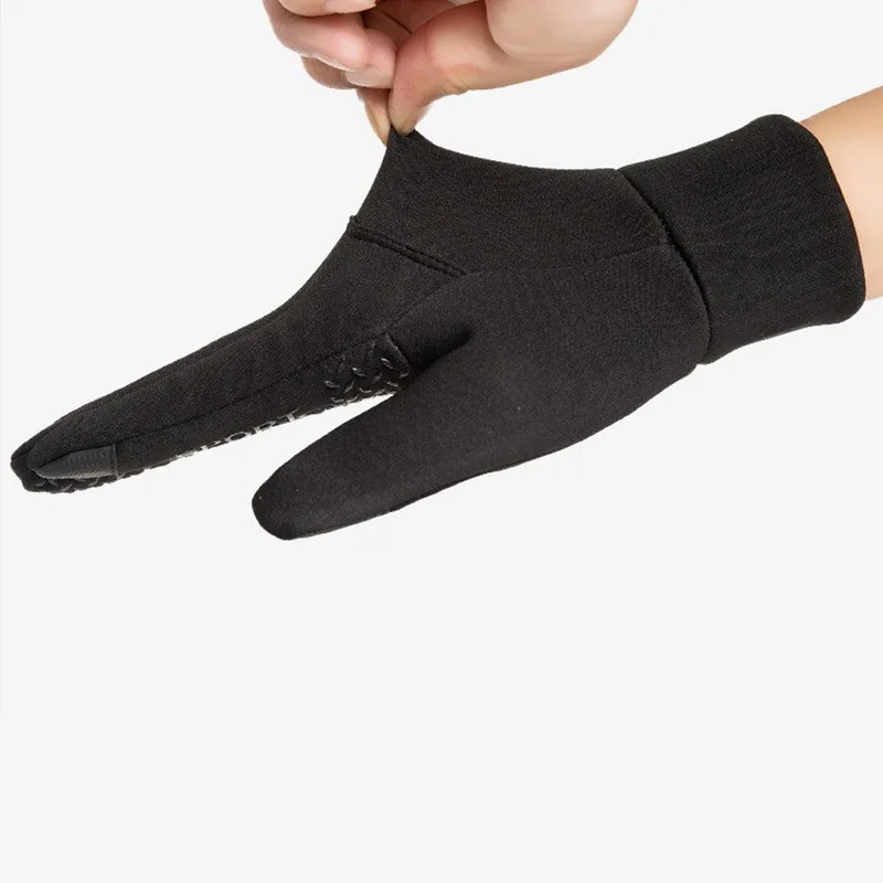 Warme Handschuhe für Herren und Damen, Herbst und Winter, Radfahren, Wandern, wasserabweisende Handschuhe, Touchscreen, rutschfest, Sport, winddicht, Motorradhandschuh – Detail 9
