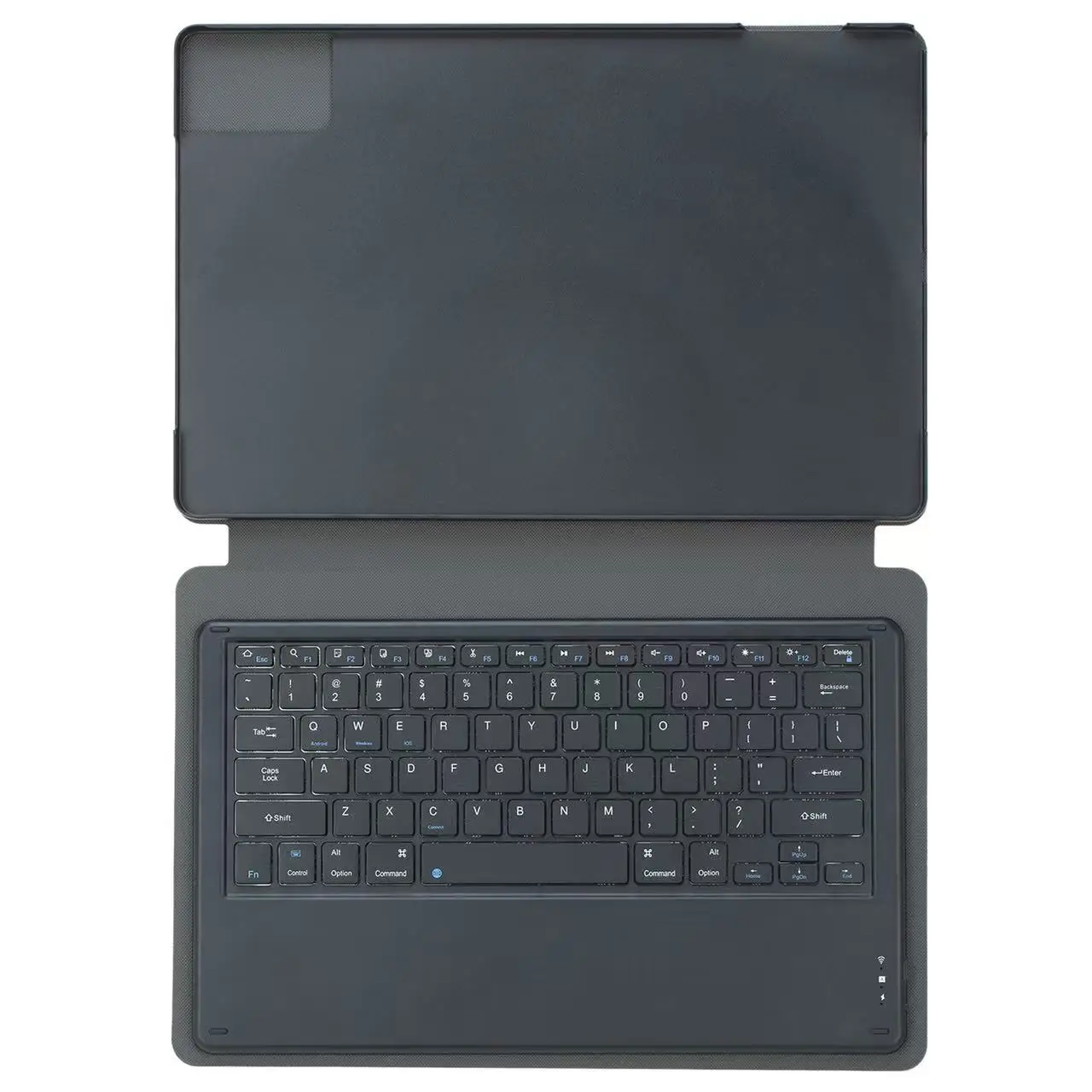 Folding Stand Case Hard Back Cover For Teclast T70 (2024) 14" Tablet PC Detachable Wireless Bluetooth Keyboard (QWERTY)