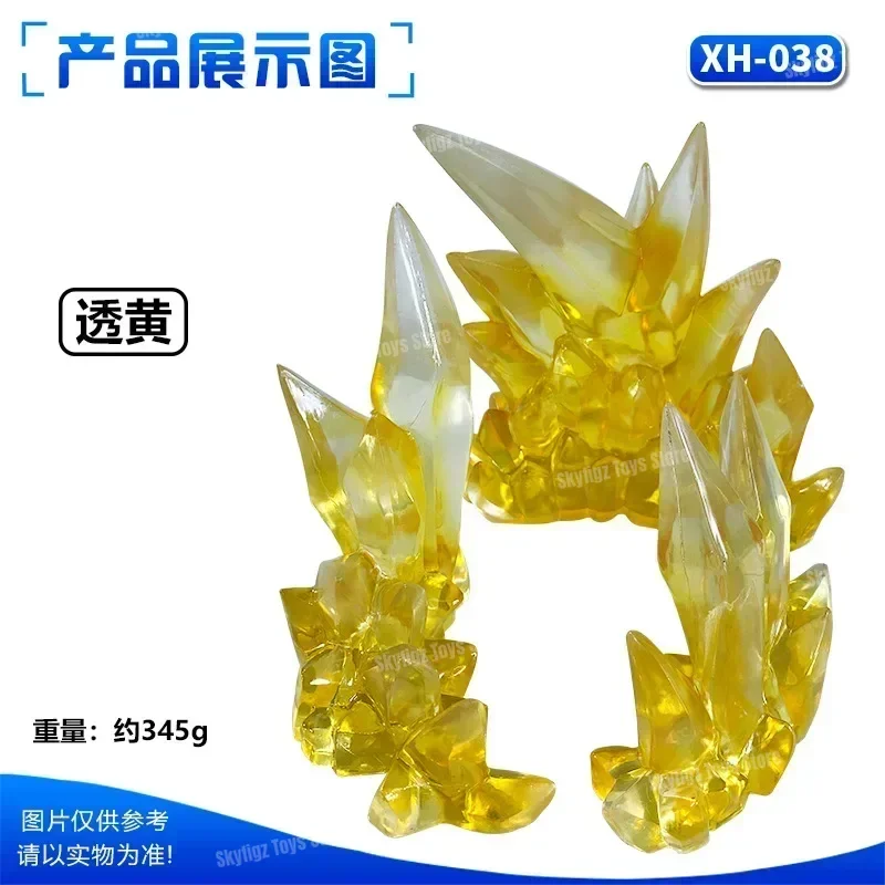 Op voorraad Wervelwind Vlam Ijs Speciale effecten Model Ornament Speelgoed Beweegbare figuur Luffy DIY Accessoires Standbasis Wind Bevroren