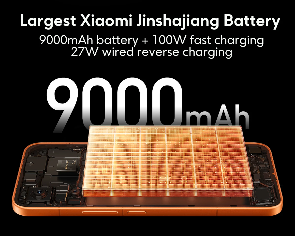 CN version Xiaomi Redmi Turbo 5 Max Smartphone 9500s 9000mAh 100W Charge 50MP IP69K 6.83" 1.5K 3500nits Screen Dimensity