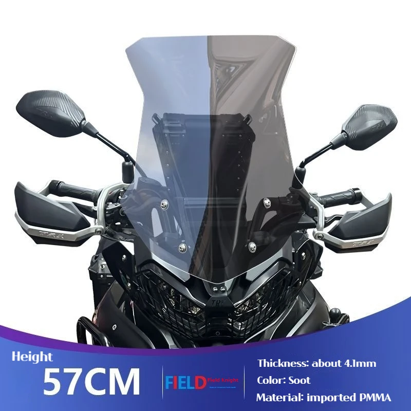 Parabrisas de alta calidad para motocicleta, deflectores de viento, cristal delantero transparente, para Benelli TRK702, TRK702X, TRK 702, 702X