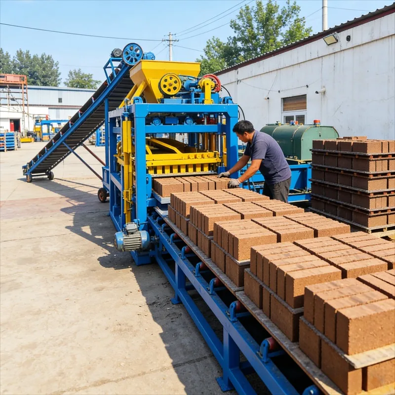 Customized Interlocking Brick Making Machine Hydraulic Concrete Hollow Solid Block