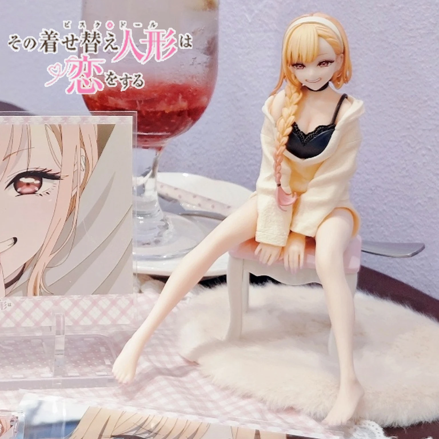 Figura de anime de Marin Kitagawa, 15 cm, de la serie «My Dress-Up Darling», muñeca Sono Bisque, modelo de figura de acción Liz, muñeca de juguete, regalo.