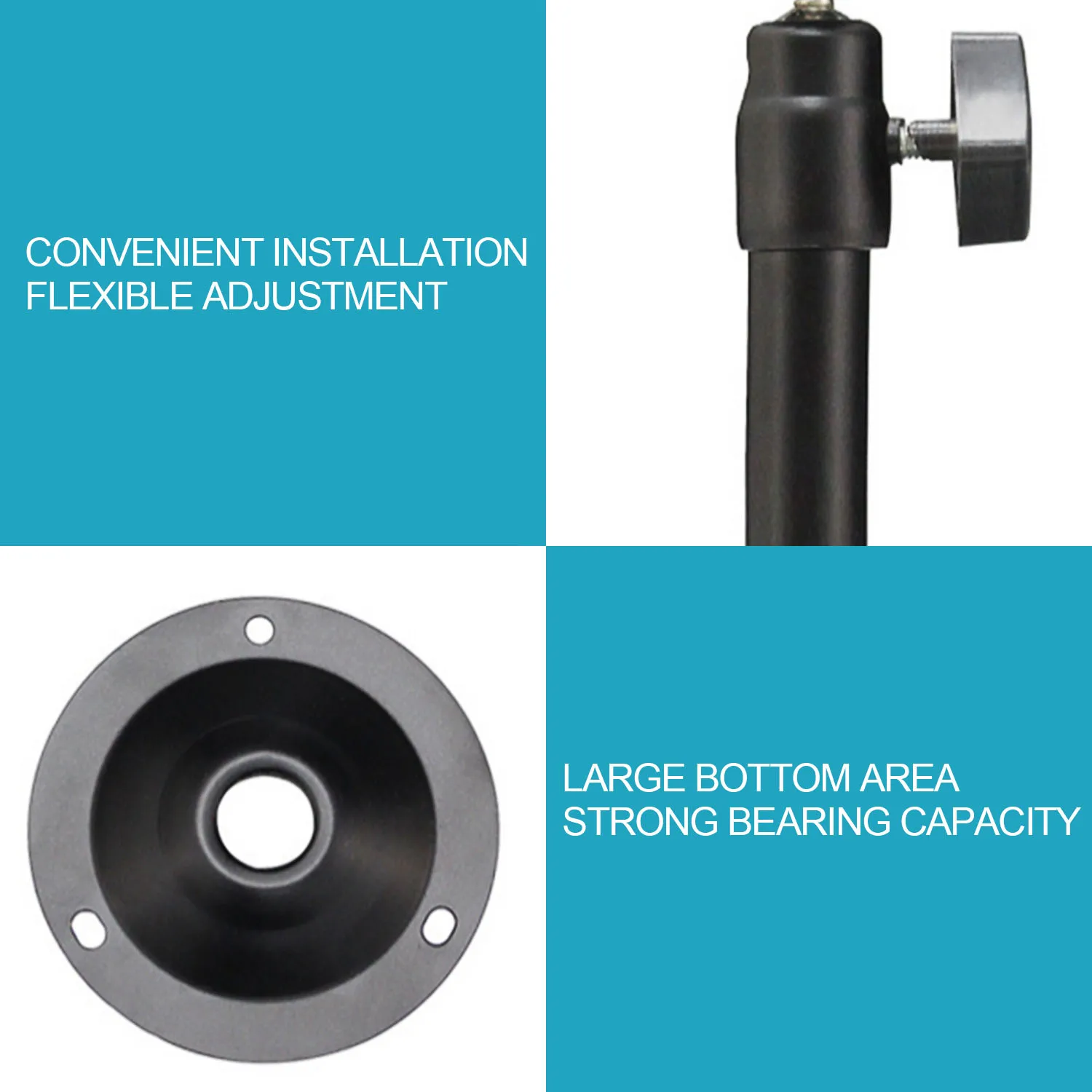 Besegad 360 تدوير العارض شماعات حامل العارض مراقبة كاميرا جدار سقف دعم جبل شماعات دعامة حامل