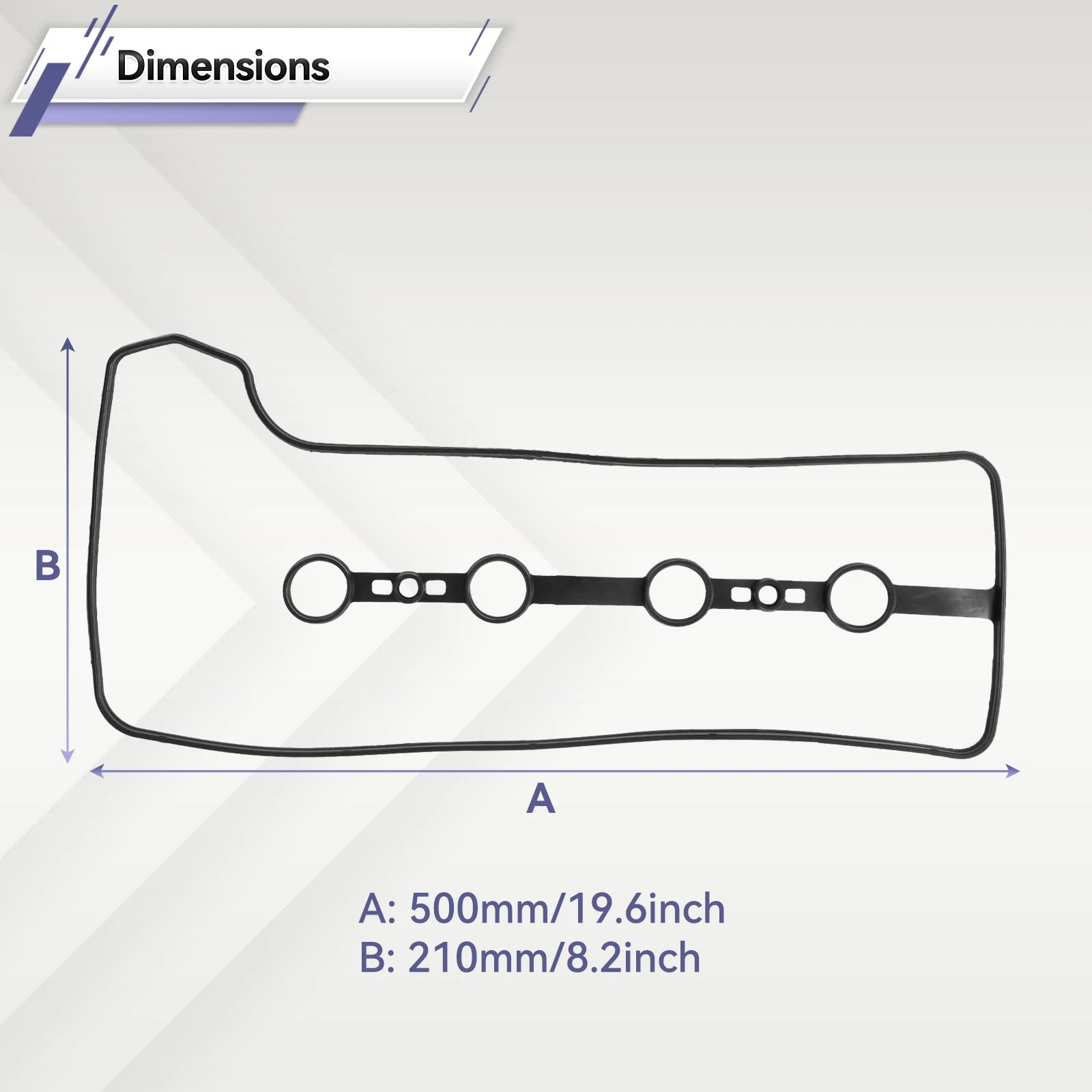 Vehicle Engine Valve Cylinder Head Cover Gasket For Toyota Corolla RAV4 Camry Solara Rubber 11213-28021 Accessories 1121328021