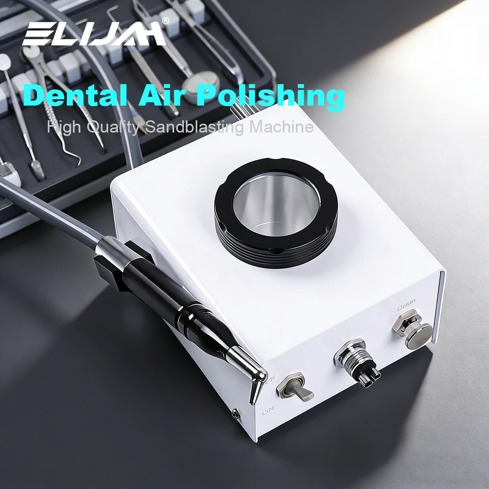 New Dental Sandblasting Machine Dental Teeth Cleaning Sandblaster Gun Air Polisher Desktop Type Dentistry Laboratory Tools