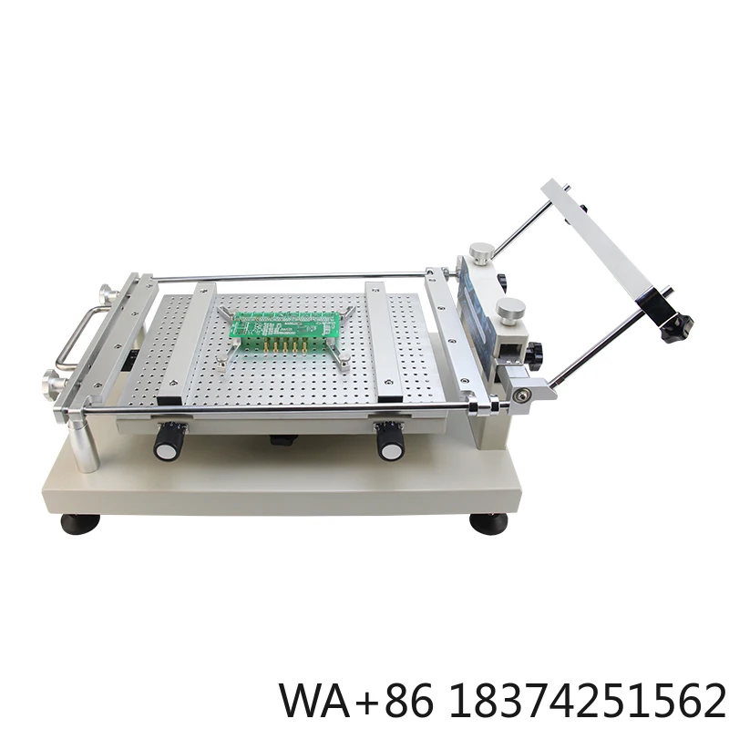 Electronics Production Machinery Manual Frameless Solder Paste Stencil Printer Desktop PCB Stencil Printer for Smt Production