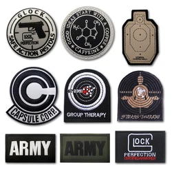 Targeting ARMY Military LOCK Embroidery Cloth Hook Loop Patch Backpack Tactical Morale Badge Applique For Jacket Jeans bag