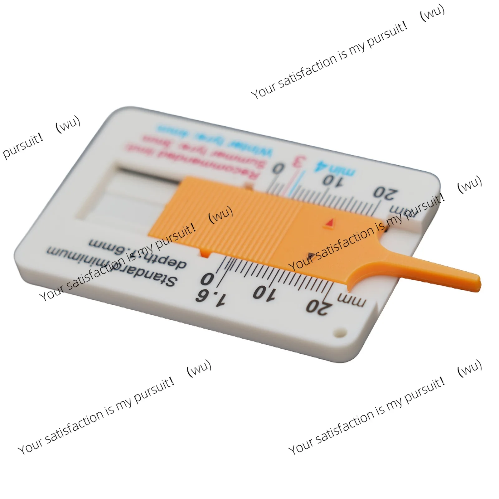 Tyre Tread Depth Depthometer 0-20mm Auto Car Wheel Tread Depthometer Depth Indicator Ruler Plastic Measure Tool