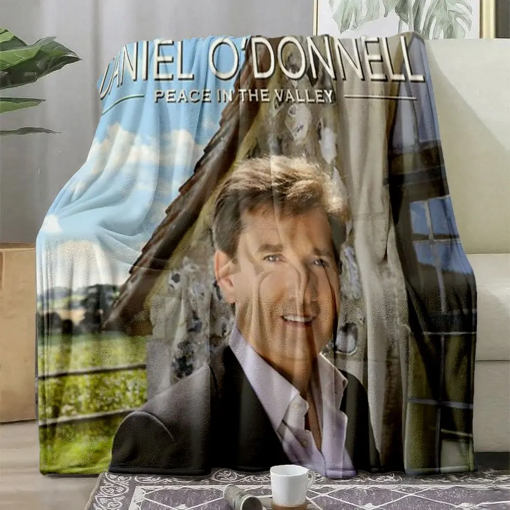 Customize Cozy Soft Blanket by Daniel O'Donnell, Perfect for a Peaceful Atmosphere. Gentle on The Skin, Ideal for Sofa Beds, And