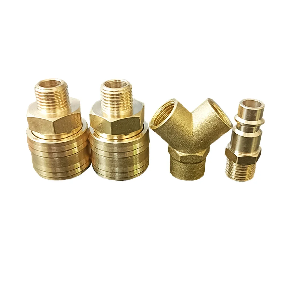 Conector distribuidor de aire comprimido de junta de 3 vías, divisor Y, interfaz 1/4, compresor, distribuidor de aire y Gas, accesorio neumático