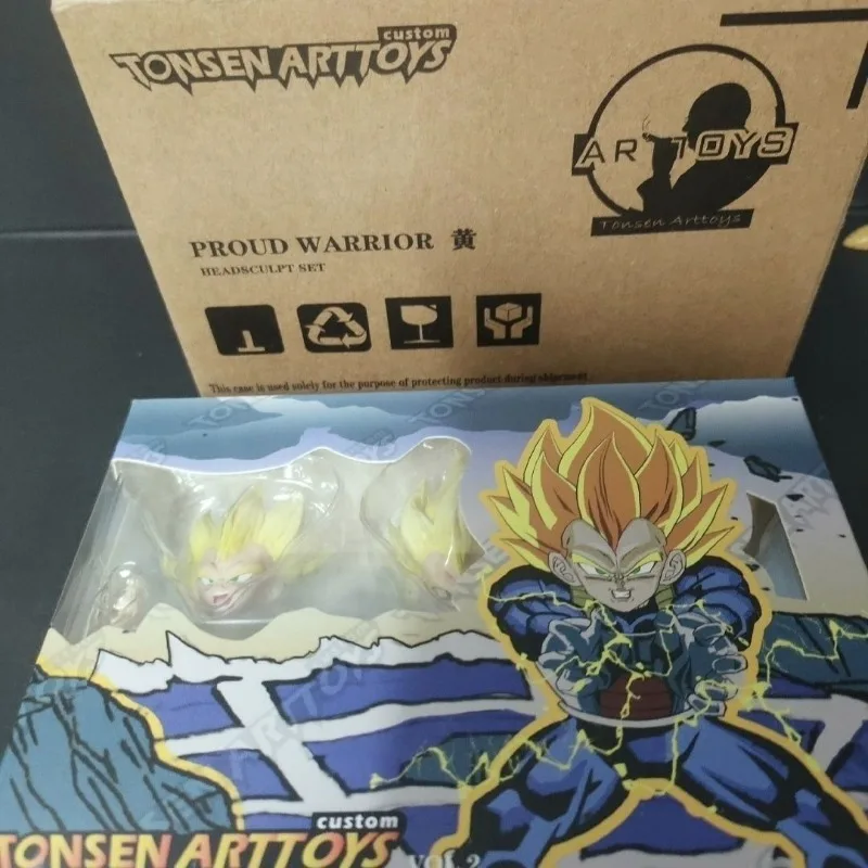

Dragon Ball Yellow-haired Vegeta Super Saiyan Head Sculpture Figure Model Is in Stock