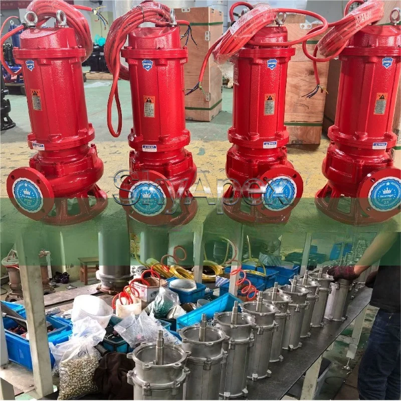 High Temperature Submersible Sewage Manure Industrial Wastewater Lift Agitating Pump 100°C Industry-Specific Equipment