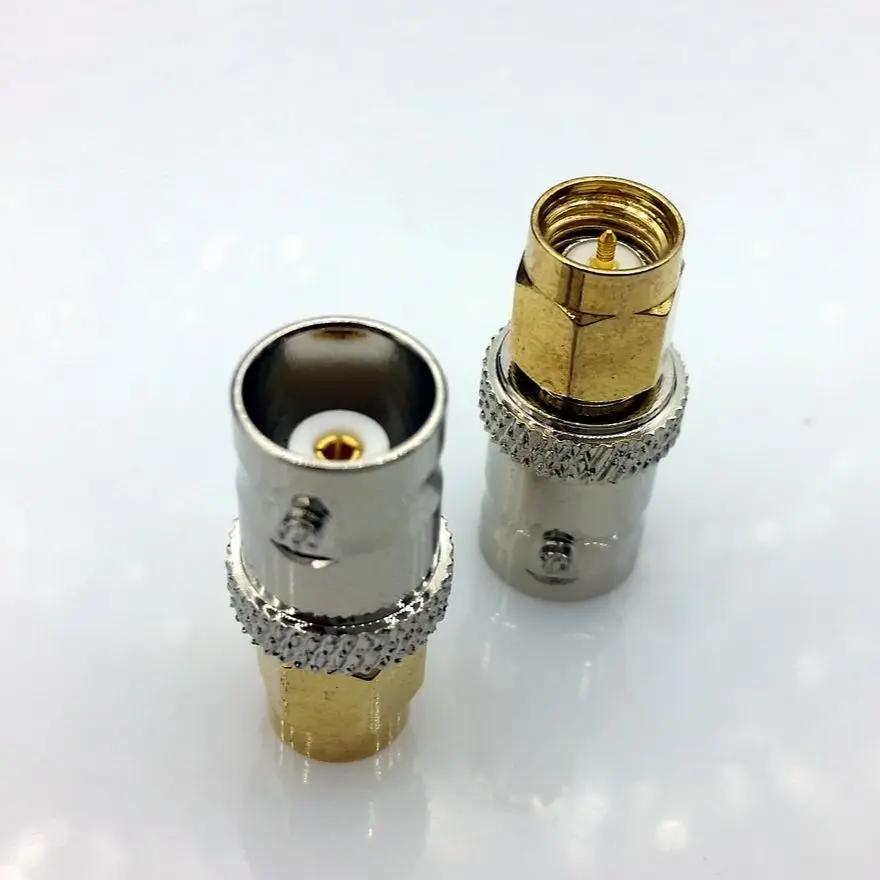 BNC To SMA RF Connector Adapter Q9 Female To SMA Male Coaxial RF Adapter 1Pcs