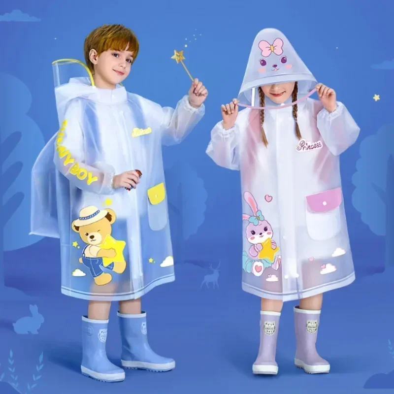 Children's Raincoat Full Body Waterproof Raincoat Boys And Girls Primary School Kindergarten New Style Raincoat