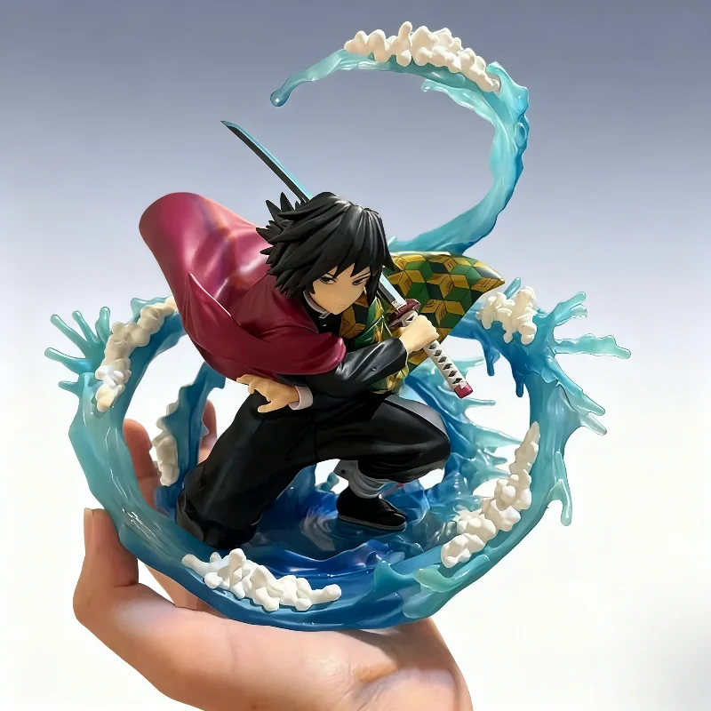17 centimetri Tomioka Giyuu Demon Slayer Zero Anime Action Figure PVC Collezione Modello Giocattolo Kimetsu No Yaiba Desktop Ornamento Bambola Regalo
