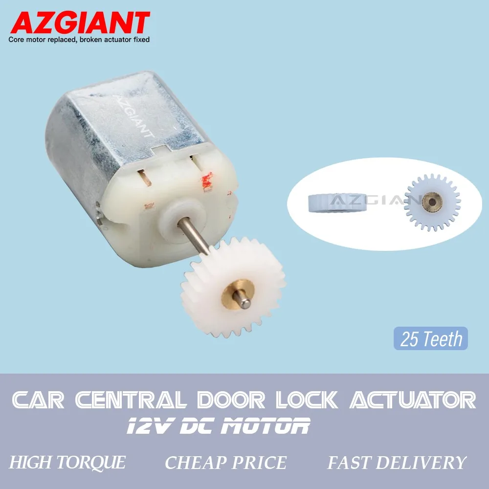 

AZGIANT FC-280SD-18165 25teeth Car Door Lock Actuator Repair 12V DC Motor Repair Kit For 2001-2008 Citroën C5 Mk1 1899577