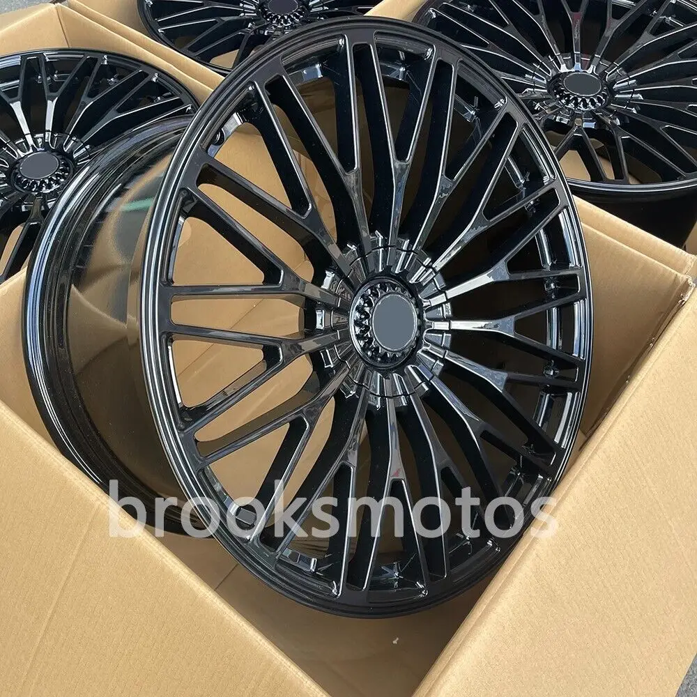 FITS LAMBORGHINI 2011-2017 AVENTADOR LP700 FORGED 20" 21X13 WHEELS RIMS BLACK