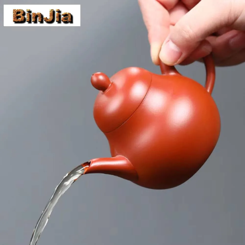 140 مللي أصيلة ييشينغ الأرجواني الطين الشاي Dahongpao الكمثرى على شكل وعاء اليدوية تصفية الجمال غلاية التقليد Puer مجموعة درينكوير هدية #2