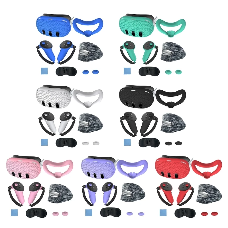 

Essential 7 шт. аксессуары для VR-гарнитуры, защитная ручка контроллера, рокерная крышка, Прямая поставка