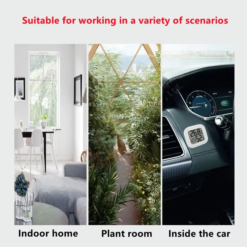 Mini Termometro da Interno LCD Digitale Temperatura Igrometro Sensore Misuratore di Umidità